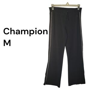 CHAMPION Double Dry Mid-Rise Wide Leg Pants, M, Black, VGUC